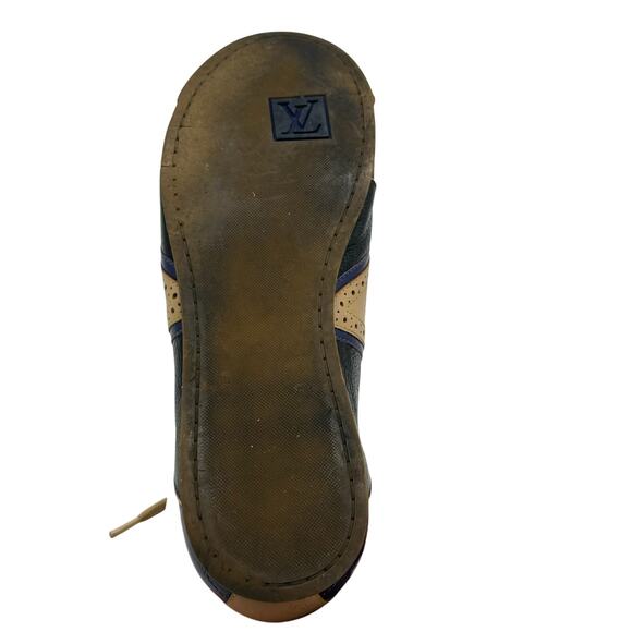 Louis Vuitton Leather Colorblock Pattern Sneakers*SIZE 5 womens - Picture 8 of 16